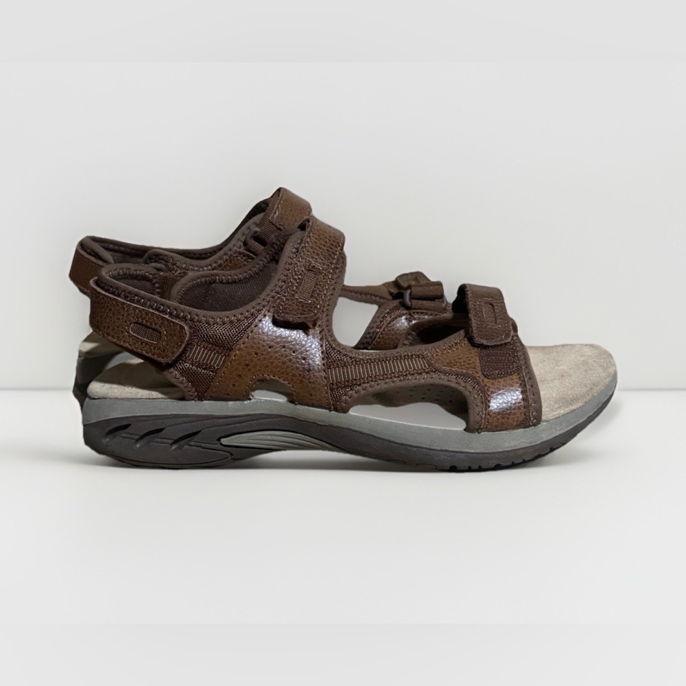 Earth Spirit Dewey Brown leather Adjustable Strap Sport sandals Men’s size 11 44